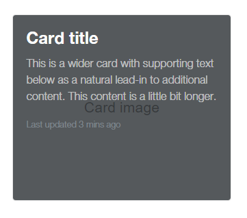 Bootstrap: Card Titles