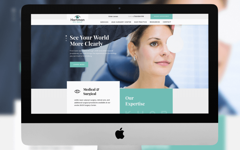 ophthalmologist website design