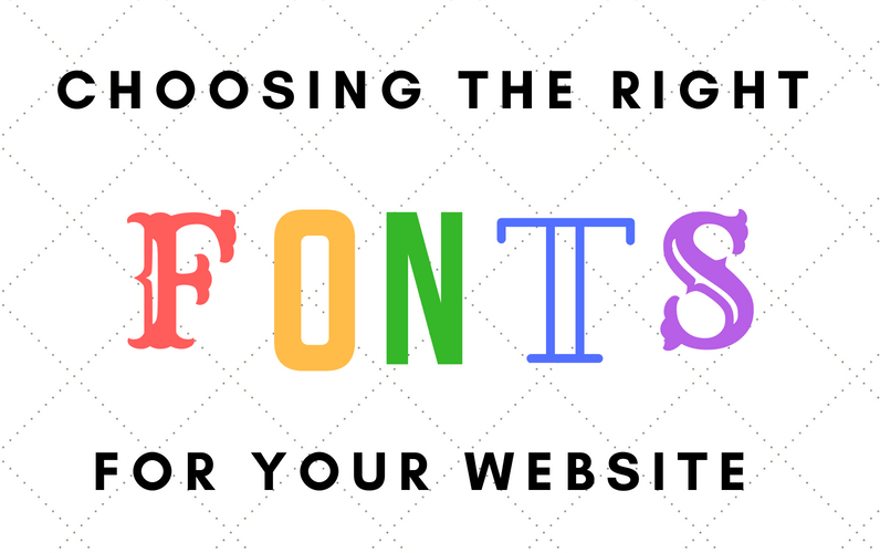 Fonts for your Wesbite