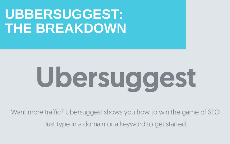 Free SEO Keyword Tool Spotlight: Ubbersuggest