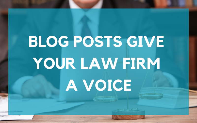 How Can Law Firms Leverage Blog Posts?