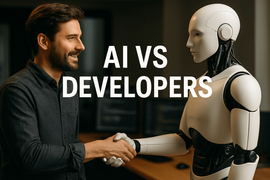 ai vs human developers
