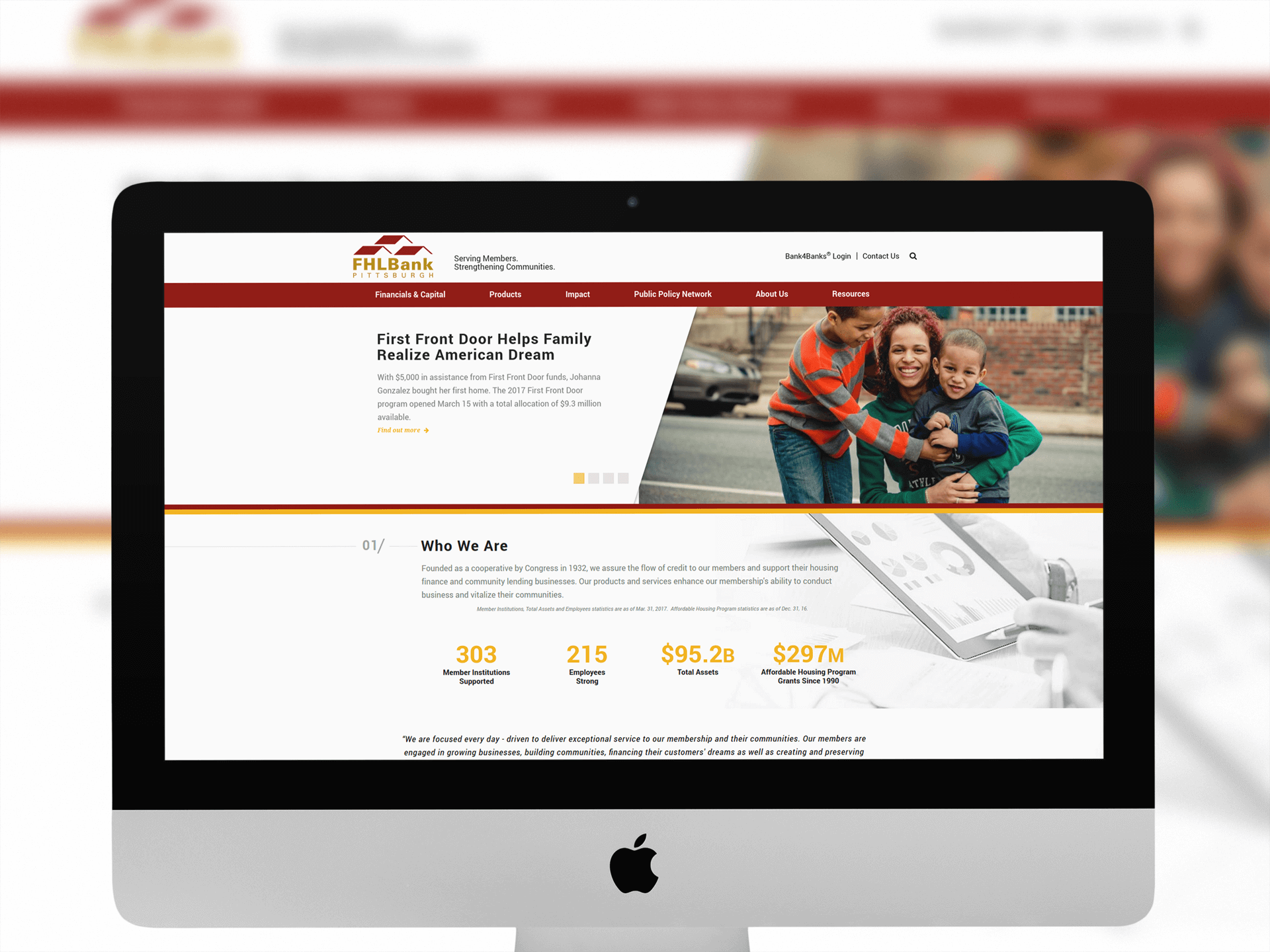 website redesign pittsburgh bank