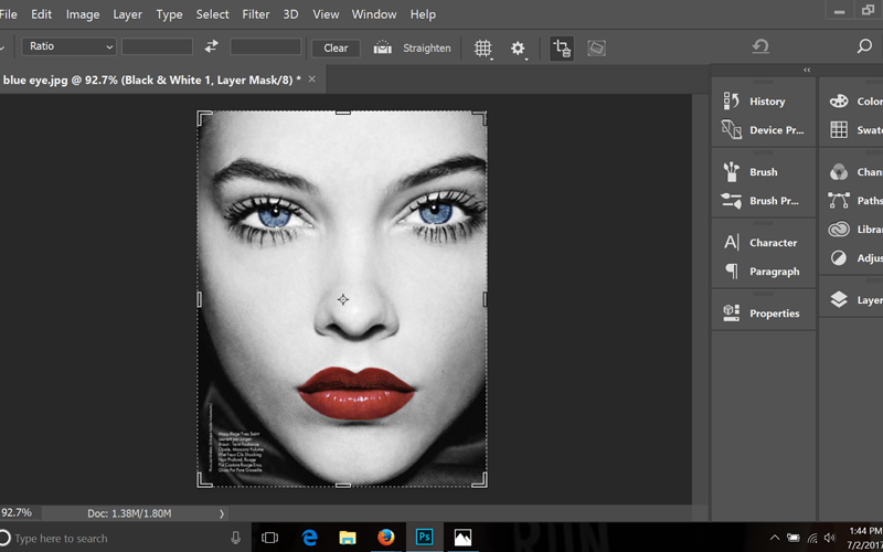 How To Add Color to the Key Parts of a Black And White Image Using Photoshop