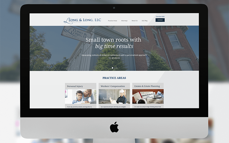local law firm web design launch