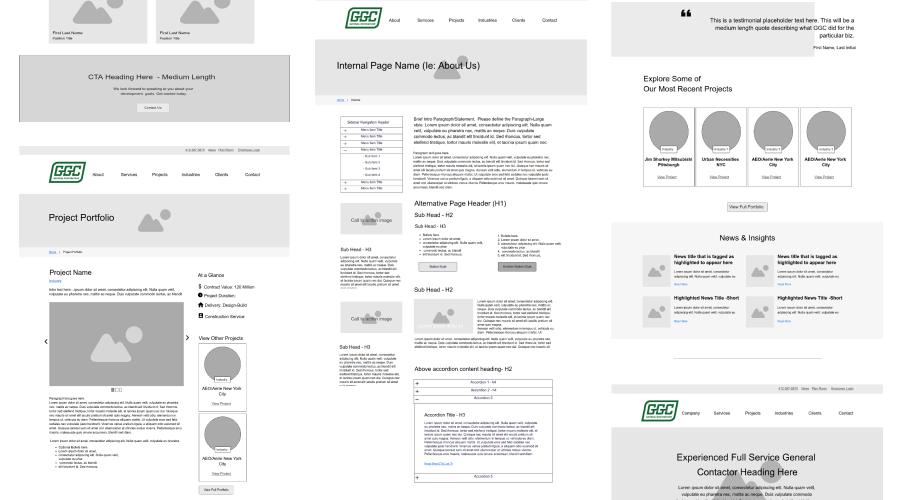 GGC National Contractors Website Case Study