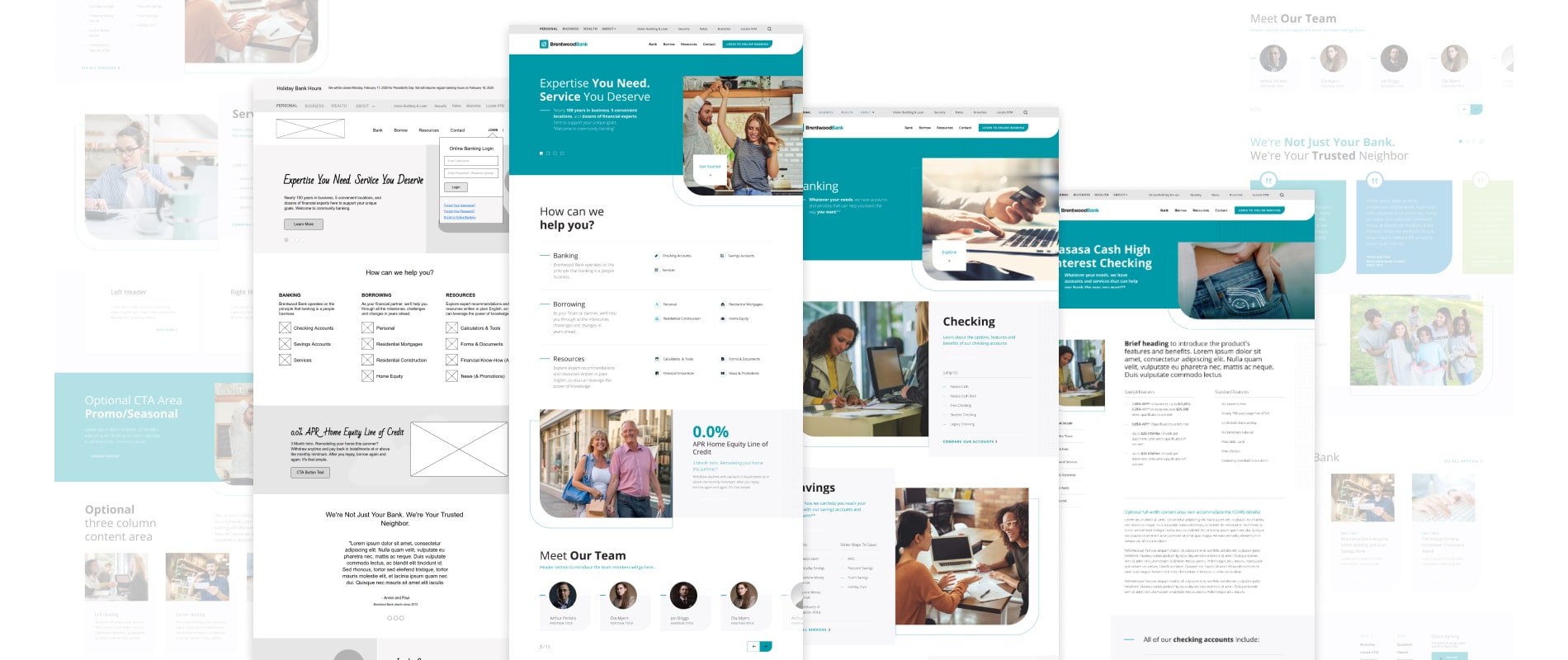 Brentwood Bank Website Case Study