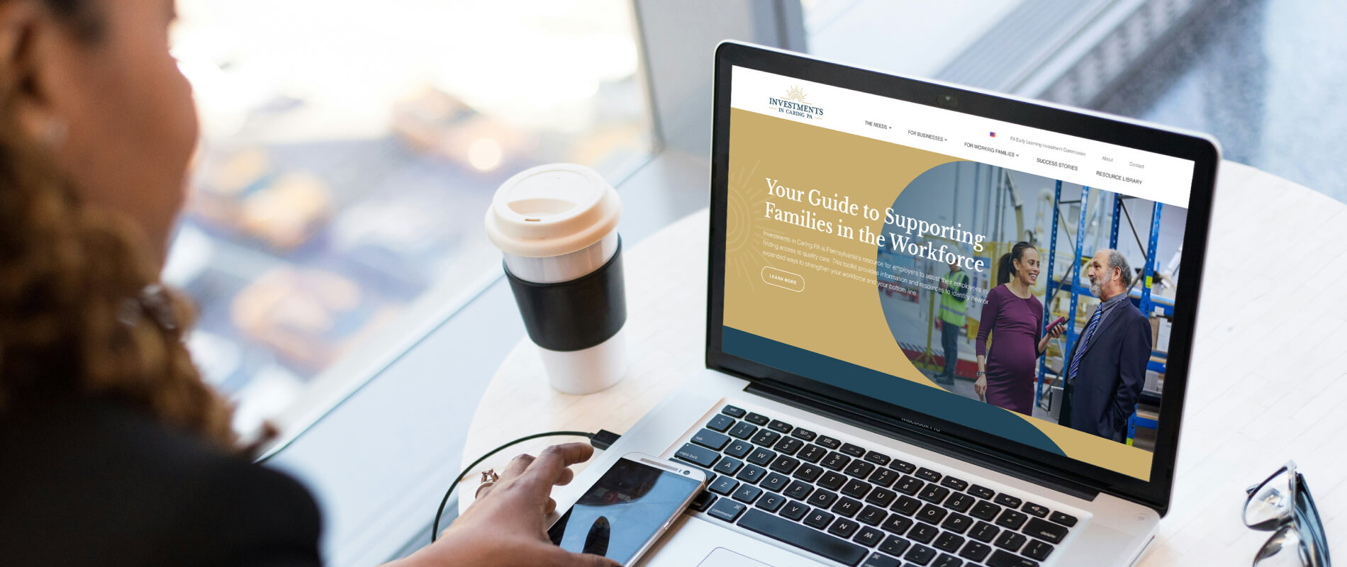 investments in caring pa website case study