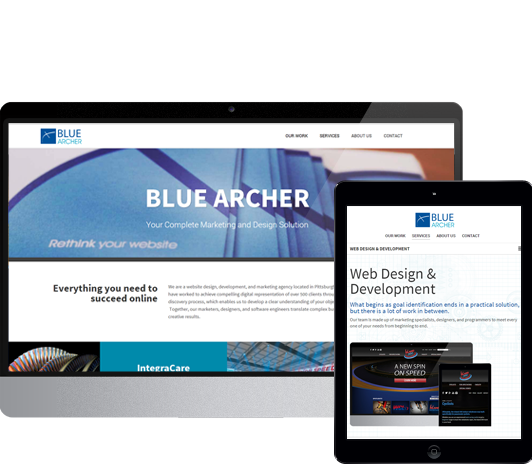 Blue Archer Responsive Web Design