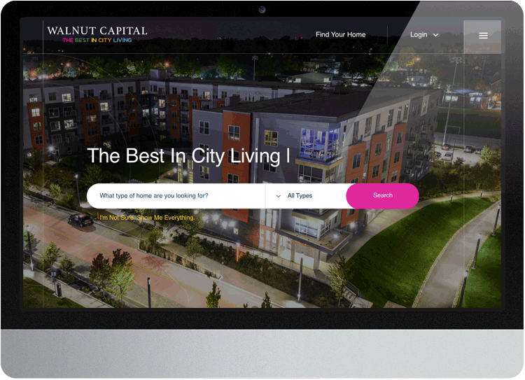 Walnut Capital site Design Case Study